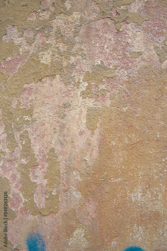 texture of the old wall with paint