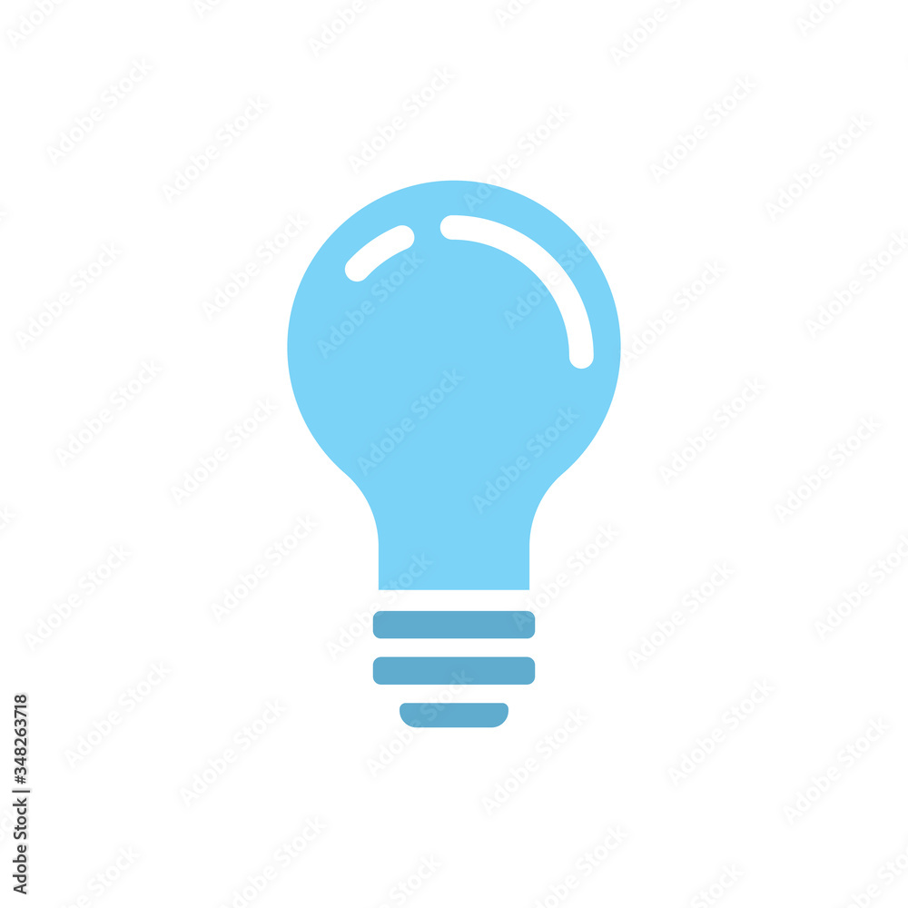 Idea icon, light bulb vector illustration. Electric lamp pictogram. Symbol of creativity and invention. Idea icon, light bulb vector illustration. Electric lamp pictogram. Symbol of creativity and invention.