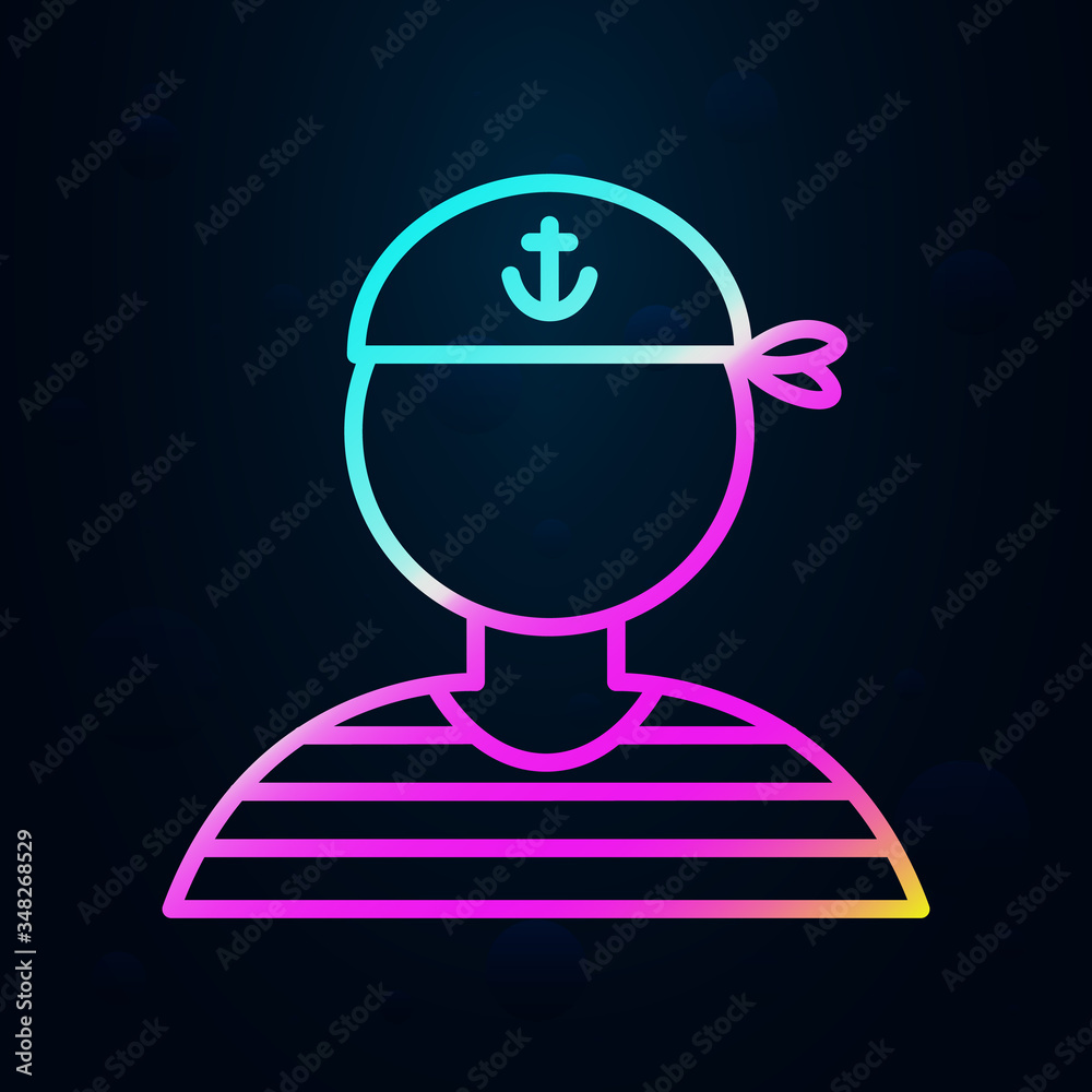 Boatswain, pirate nolan icon. Simple thin line, outline vector of Pirate icons for ui and ux, website or mobile application Boatswain, pirate nolan icon. Simple thin line, outline vector of Pirate icons for ui and ux, website or mobile application