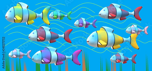 colours fishes