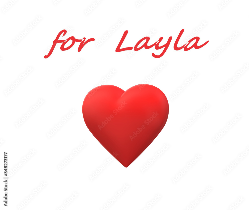 valentine card with name 