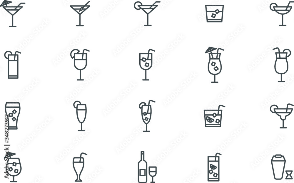 set of medical icons and symbols