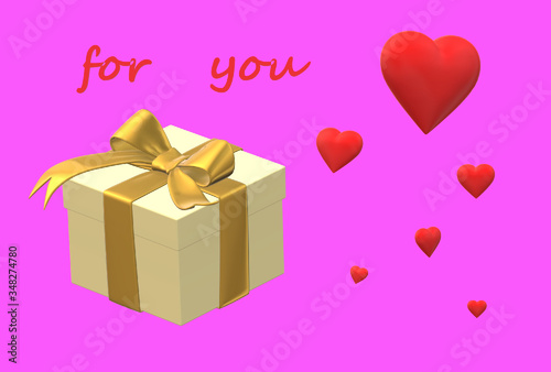 gift box with ribbon