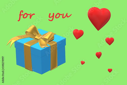 gift box with ribbon