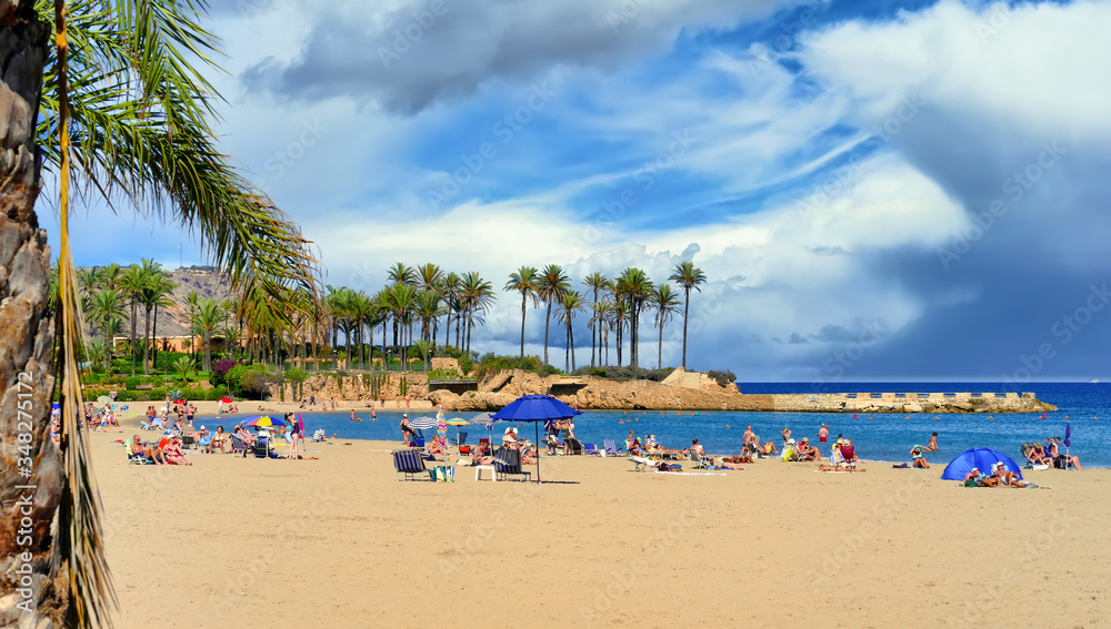Strand in Javea, Spanien