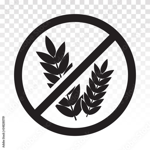 gluten free or non gluten food allergy product dietary label for apps and websites