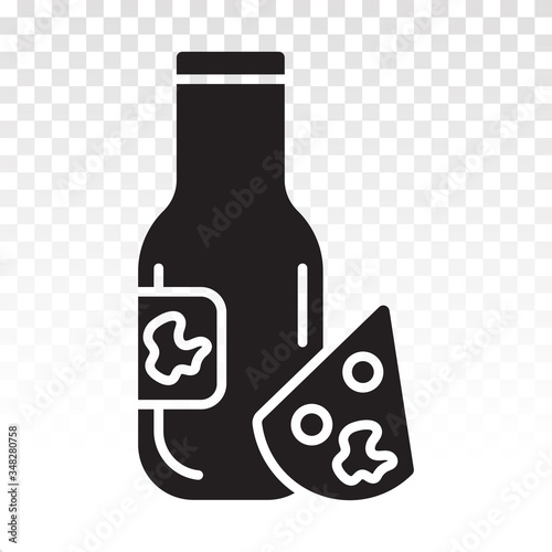 Milk or lactose cheese dairy flat icon for apps or website