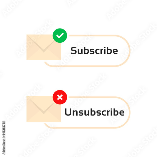 subscribe and unsubscribe letters