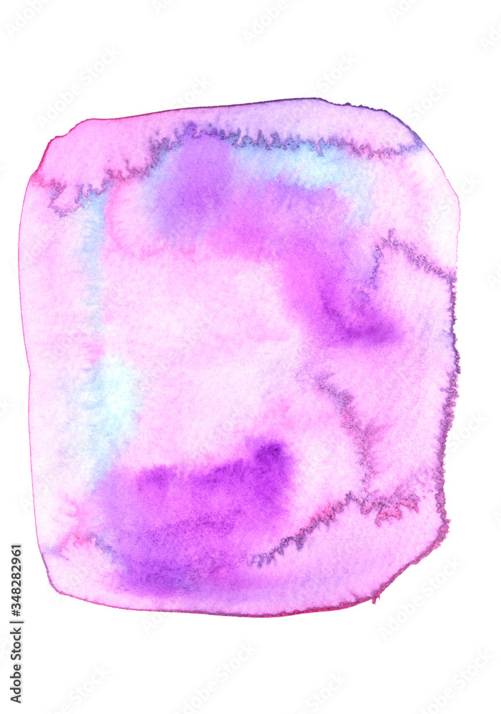 Fototapeta premium Abstract Watercolour Square Painting Multicolour Mixing Background