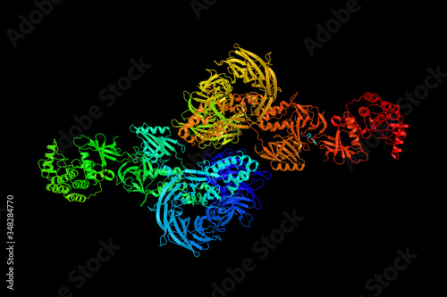 Quadro su tela Casein kinase I isoform alpha is an enzyme that in humans is encoded by the CSNK1A1 gene