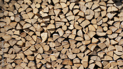 wood firewood background natural abstract