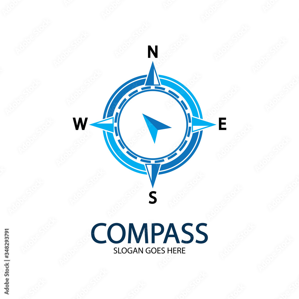 Creative Compass Concept Logo Design Template Creative Compass Concept Logo Design Template