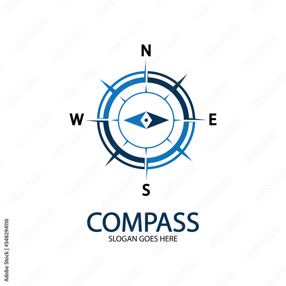 Creative Compass Concept Logo Design Template Creative Compass Concept Logo Design Template