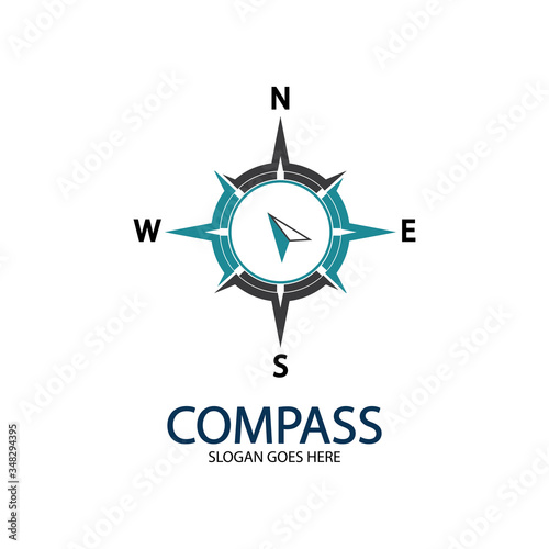 Creative Compass Concept Logo Design Template