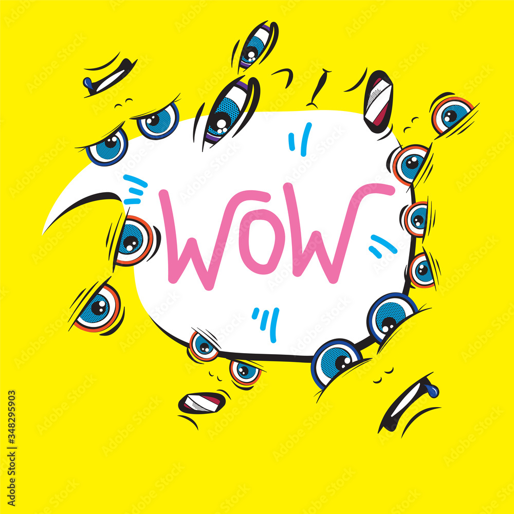 Emoji face with ductile facial expressions. Handwritten lettering. With ...