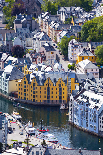 streets of Alesund photo