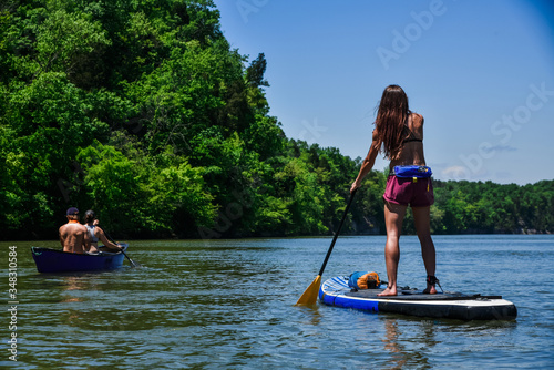 Paddling the Tennessee River in Knoxville, TN  © Alisha