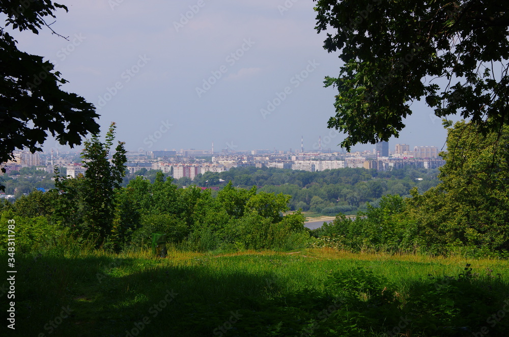 Landscape of City of Nizhny Novgorod, Russia