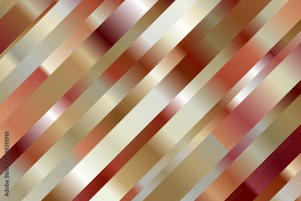 Obraz premium Red, brown and white lines vector background.