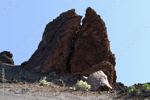 Cleft rock