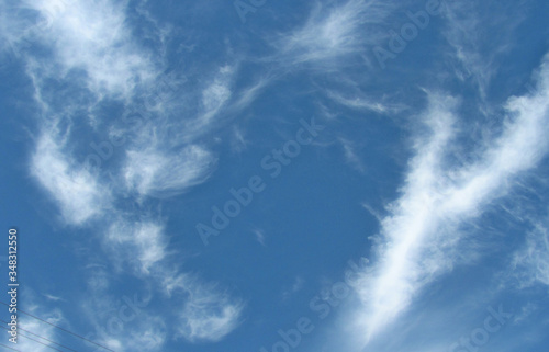 cloud drawings in the sky