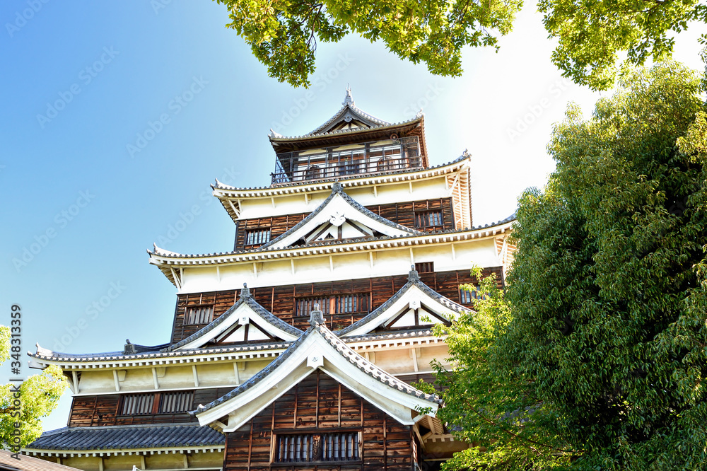 広島城天守閣 広島県広島市 広島城天守閣 広島県広島市