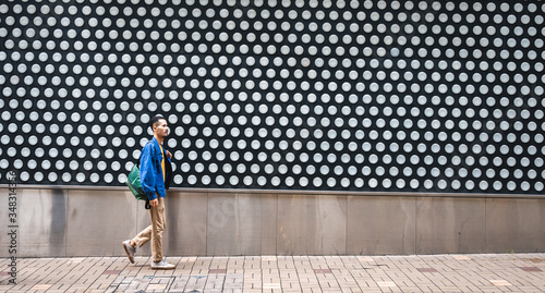 Photography Walking across a pedestrian crossing, On foot across large city streets Conceptu