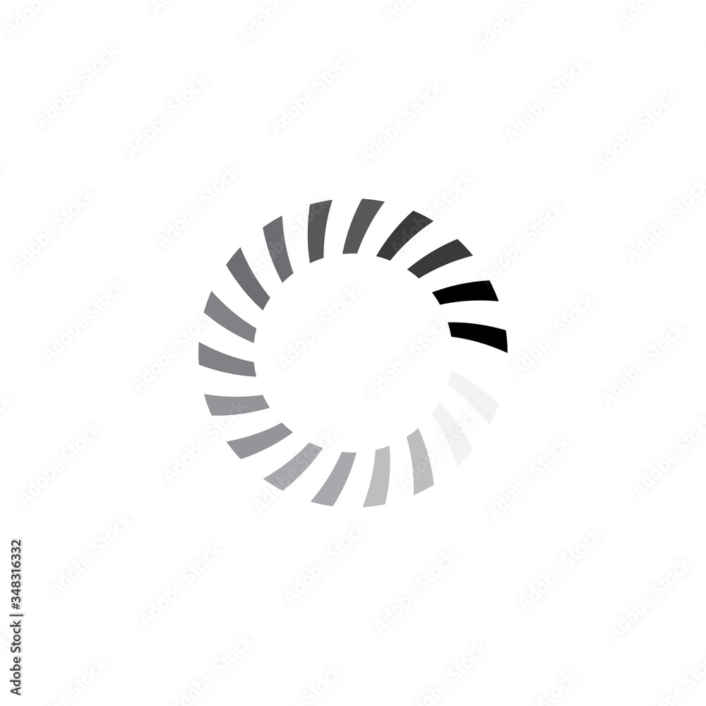 Circle loading spinning website template buffering waiting indicator icons Circle loading spinning website template buffering waiting indicator icons