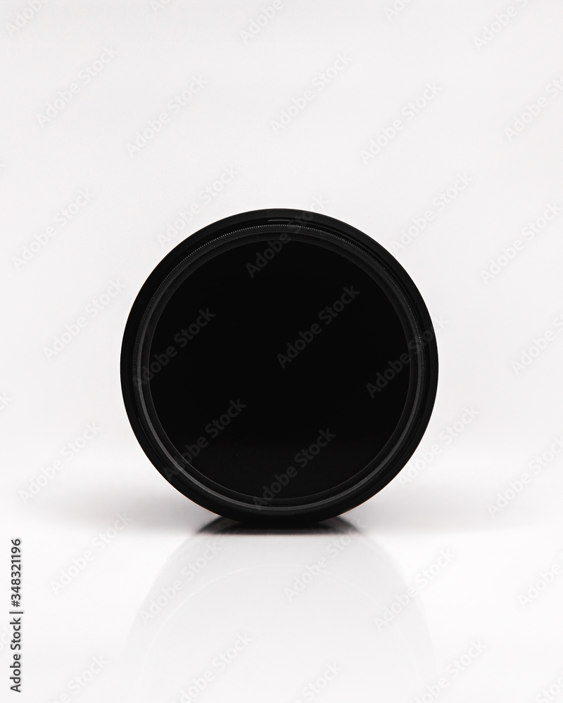 Lens with white blurred background Lens with white blurred background