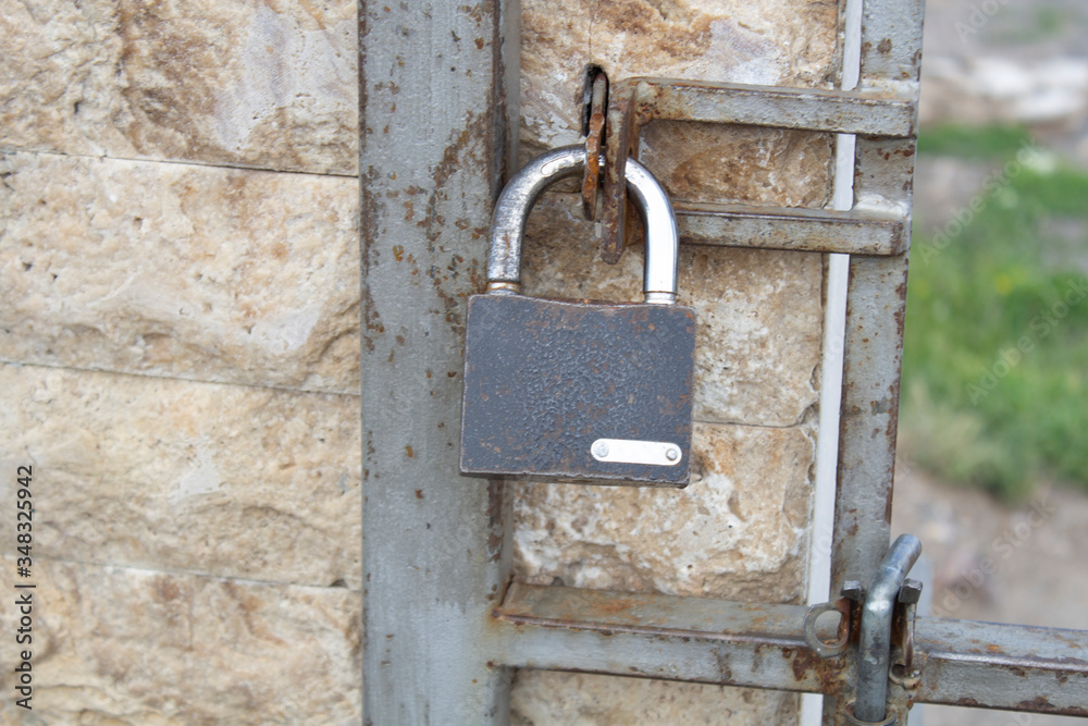 lock in door in nature