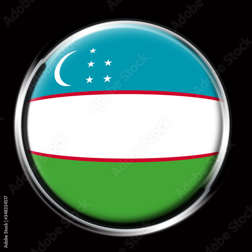 Bandiera Uzbekistan photo