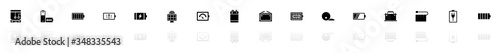 Battery - Flat Vector Icons
