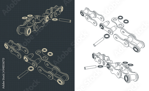 Mechanical chain transmission