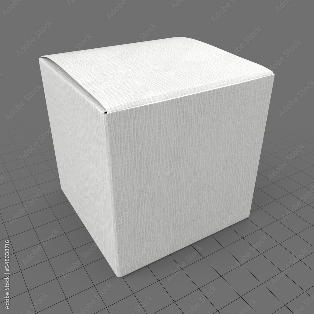 Box Cube Closed Stock 3D asset | Adobe Stock