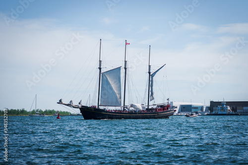 sailing boat in the sea