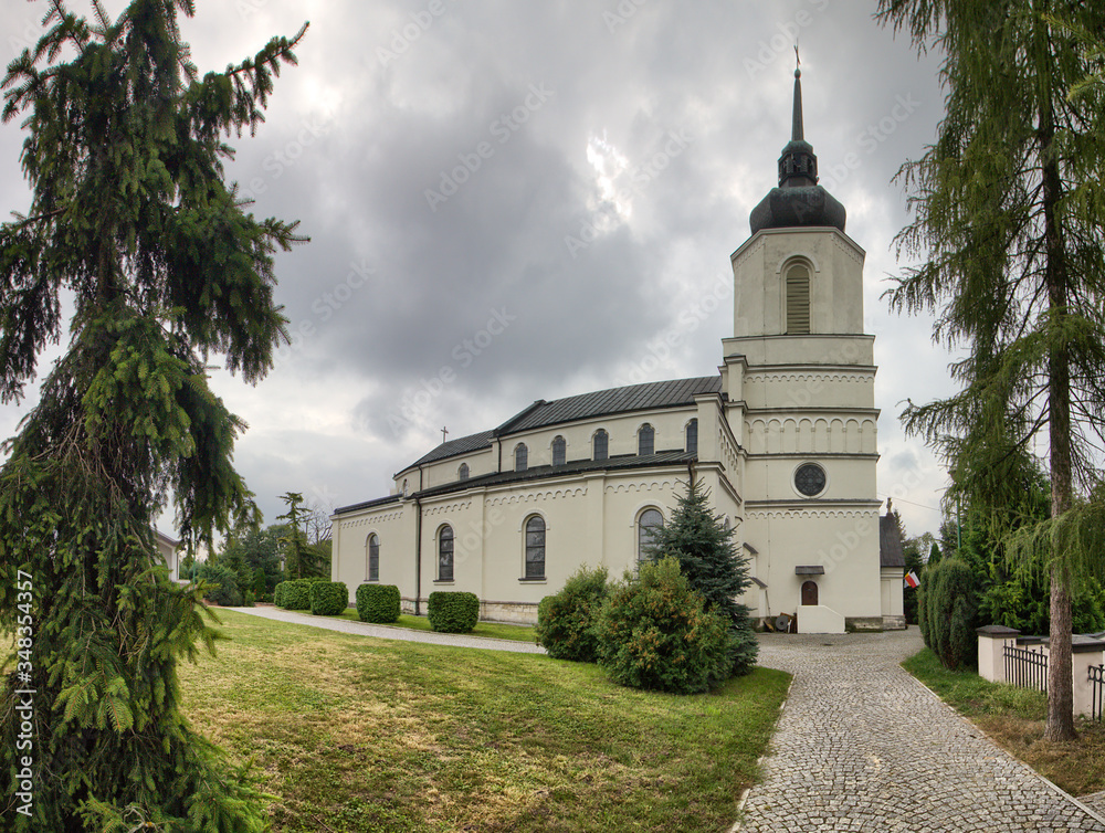 St. Martin Church  in Pacanow city - Poland