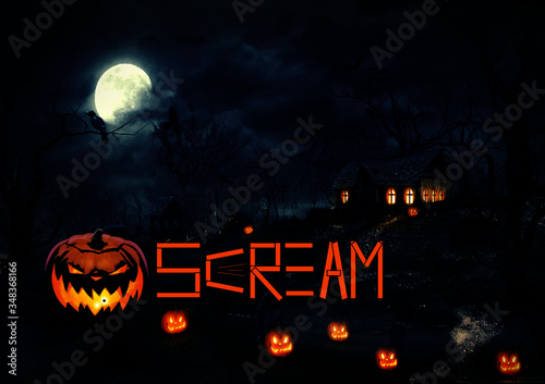 Halloween Poster Template HD
