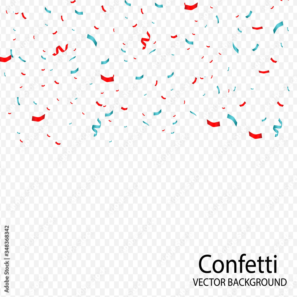 Vector confetti. Festive illustration. Party popper isolated on white background Vector confetti. Festive illustration. Party popper isolated on white background