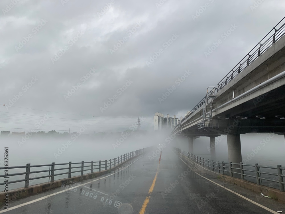 bridge over the river