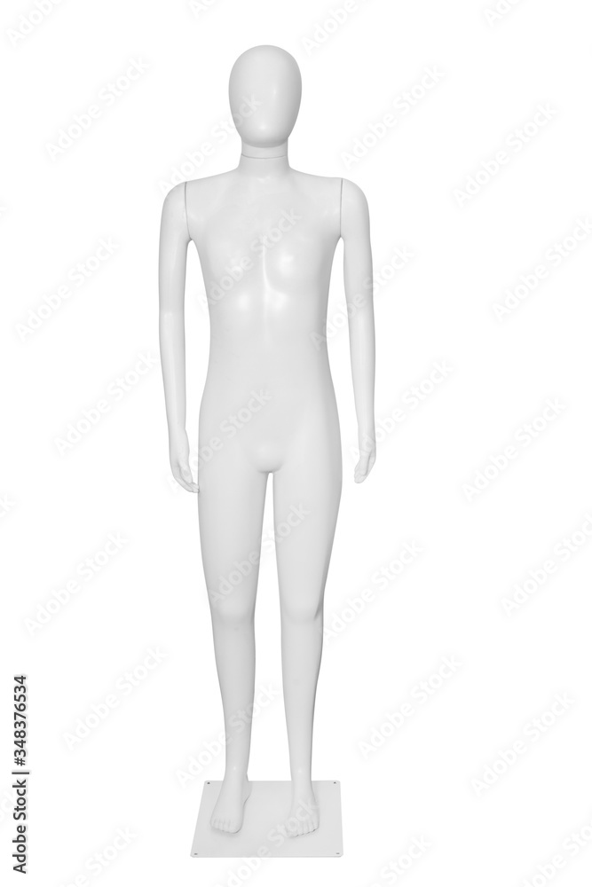 Gloss color mannequin woman isolated Gloss color mannequin woman isolated