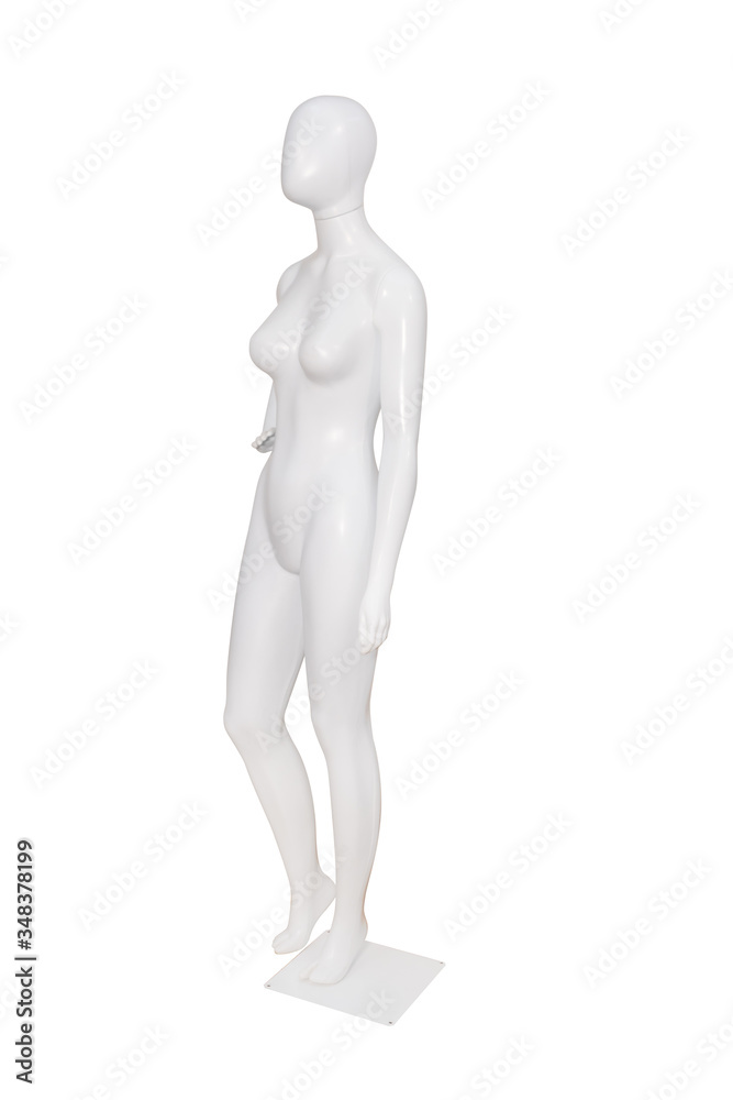 Gloss color mannequin woman isolated Gloss color mannequin woman isolated