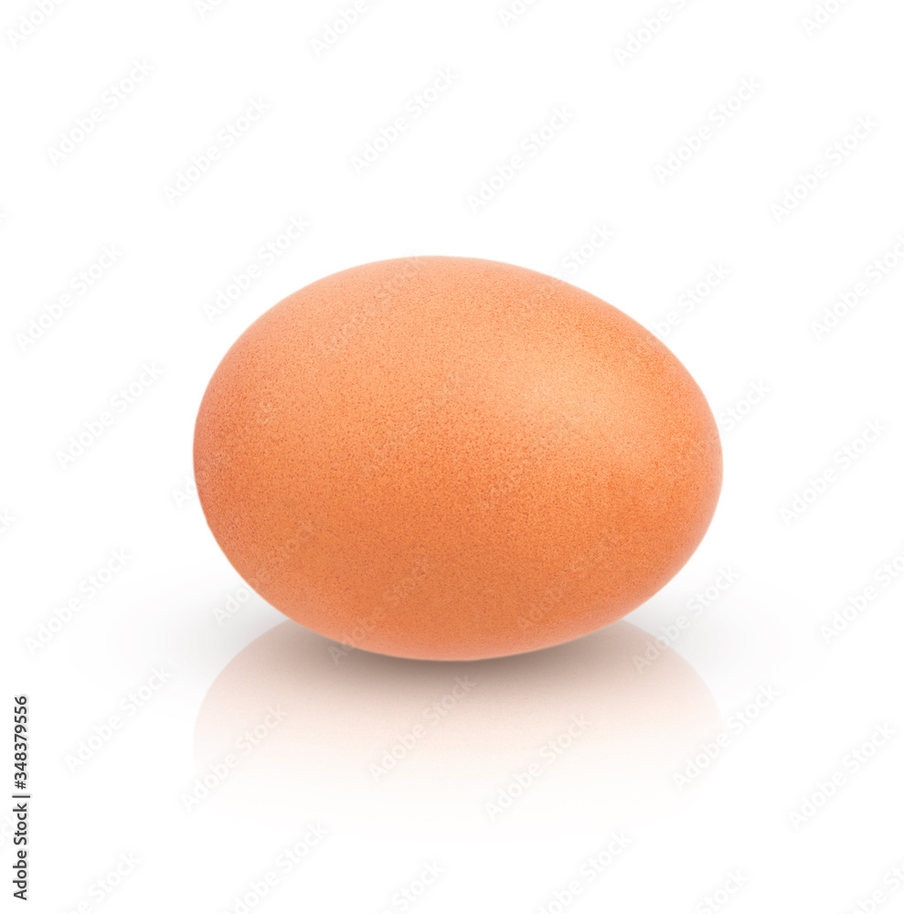 Close up chicken egg isolated on white background with clipping paths for graphic design Close up chicken egg isolated on white background with clipping paths for graphic design