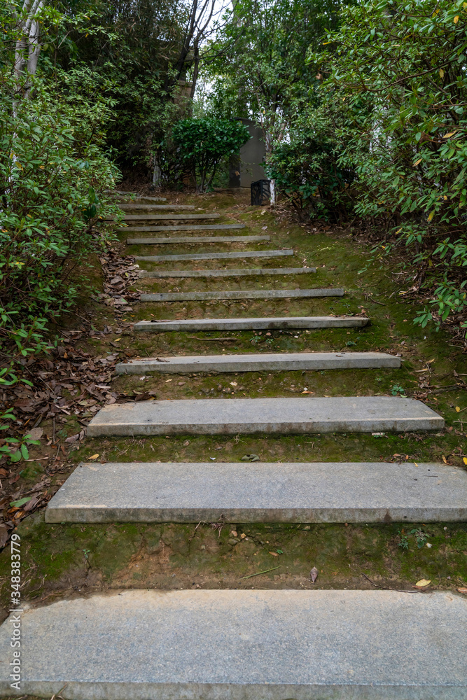 The road of City Park in China