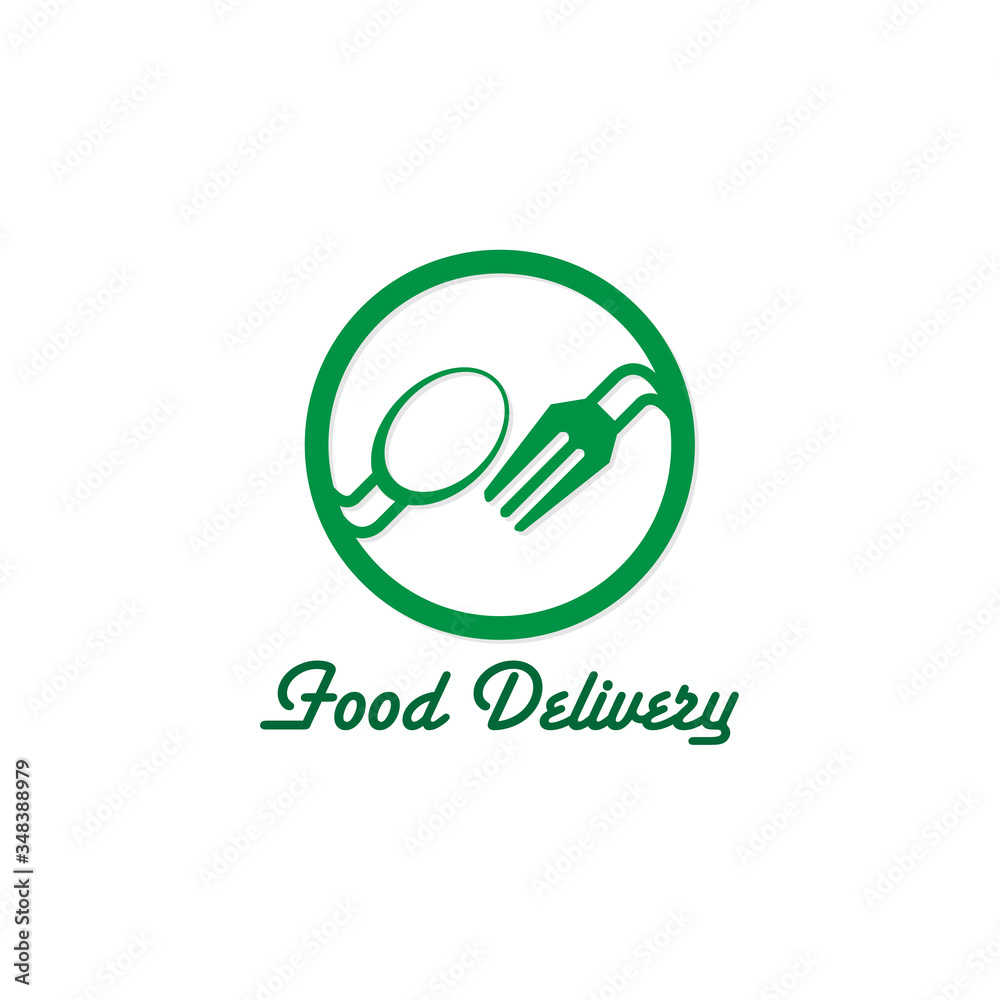 food delivery icon vector graphic element sign logo food delivery icon vector graphic element sign logo