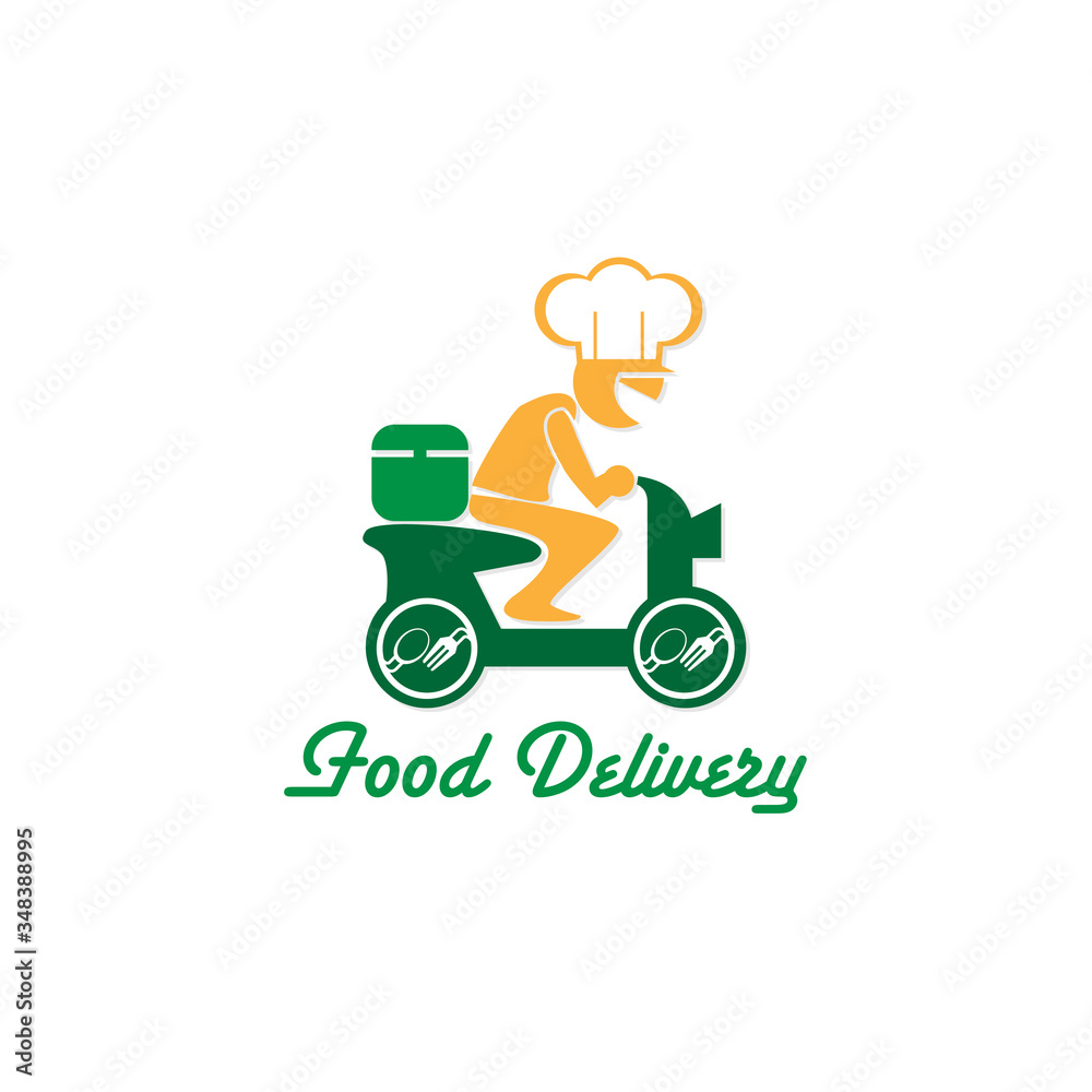 food delivery icon vector graphic element sign logo food delivery icon vector graphic element sign logo