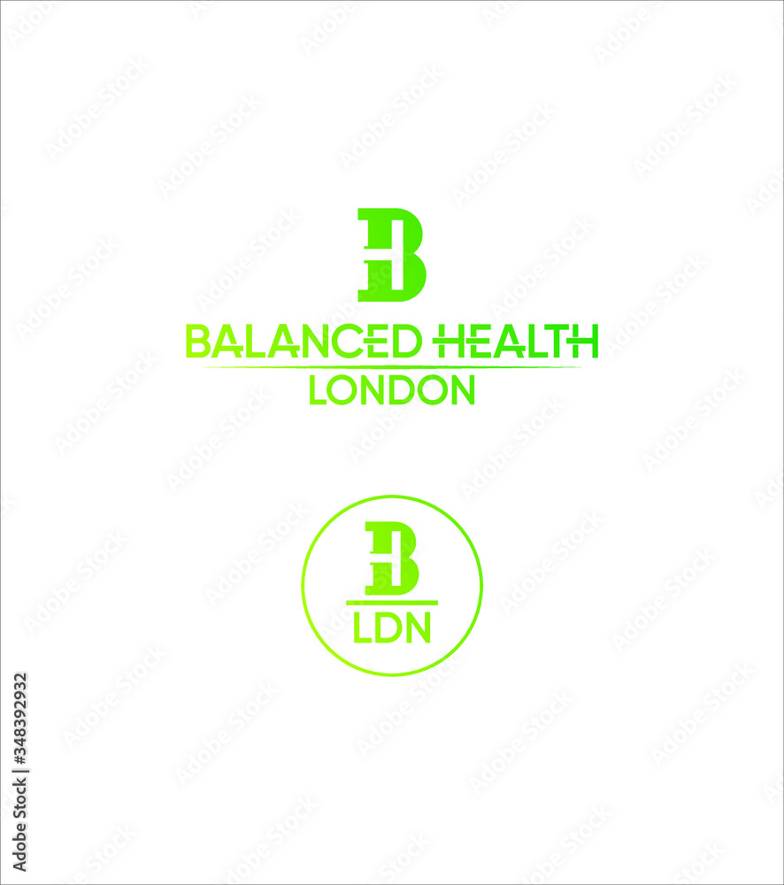Abstract modern creative balanced health logo template, vector logo for business and company identity Abstract modern creative balanced health logo template, vector logo for business and company identity