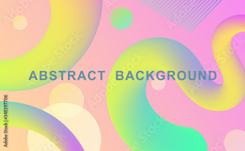 Abstract fluid color Liquid background. Colorful Modern and harmonies shape.