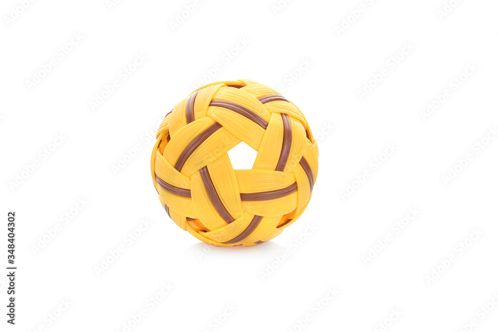 sepak takraw ball ,Sports Equipment,iisolated on white background sepak takraw ball ,Sports Equipment,iisolated on white background
