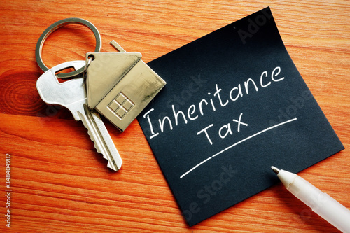 Inheritance Tax and key from inherited property. photo