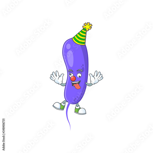 entertaining Clown cholerae caricature character design style